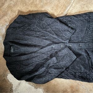 Obey Black Textured Knit Sweater